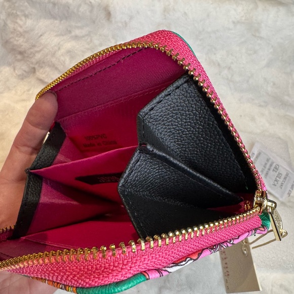 Trina Turk Floral Wallet - Green, Pink, Yellow - Picture 8 of 10